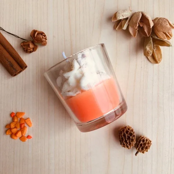 Pumpkin Spice Shot Glass Scented Candle