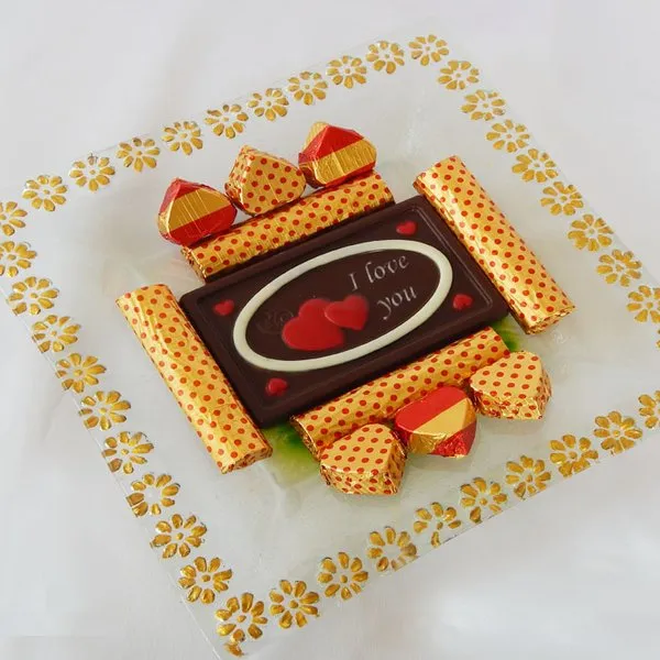 Valentines Day Chocolate Platter