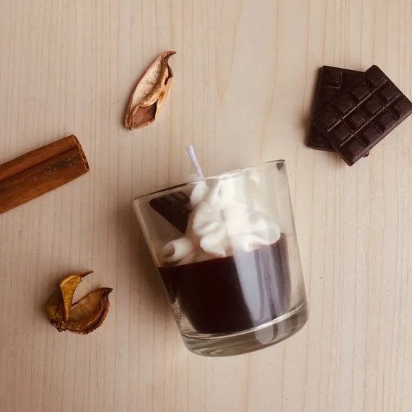 Cafe Mocha Shot Glass Scented Candle