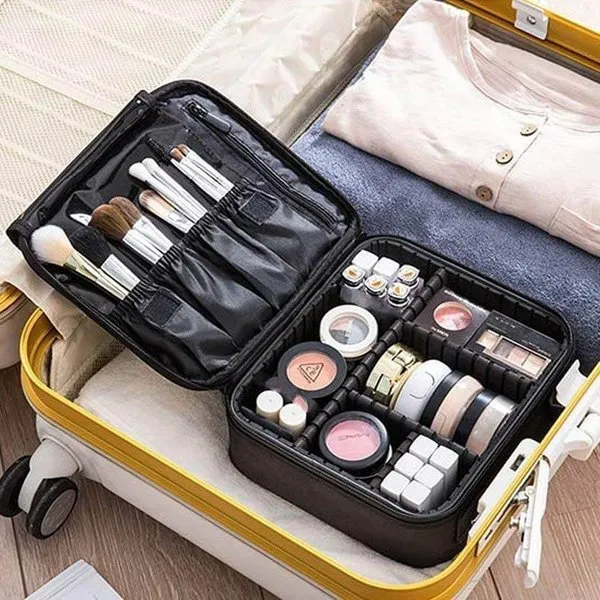 Makeup Storage Train Case Bag