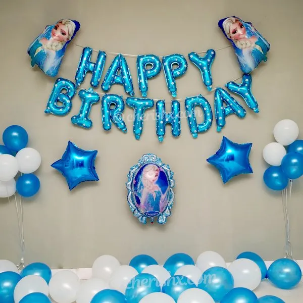 Kids Frozen Theme Birthday Balloon Decoration Item