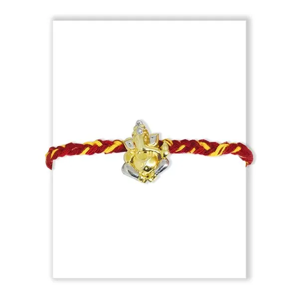 Ganesh Divine Silver Rakhi