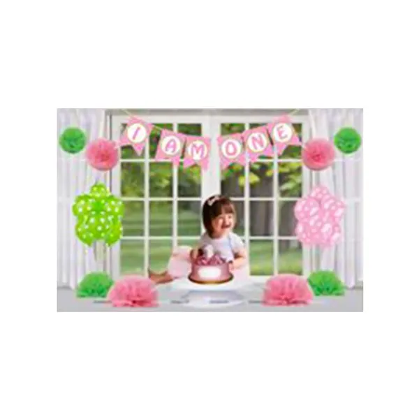 Cake Smash Kit for Baby Girl (Pack of 29 Pieces)