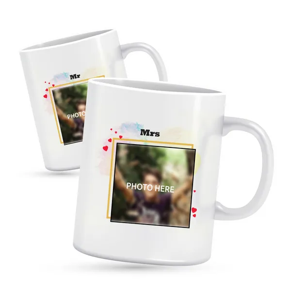 Mr & Mrs Personalised Anniversary Mug