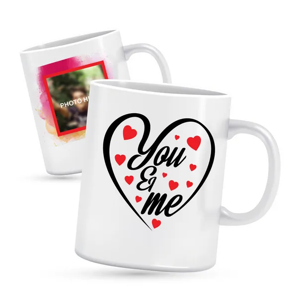 You & Me Personalised Mug