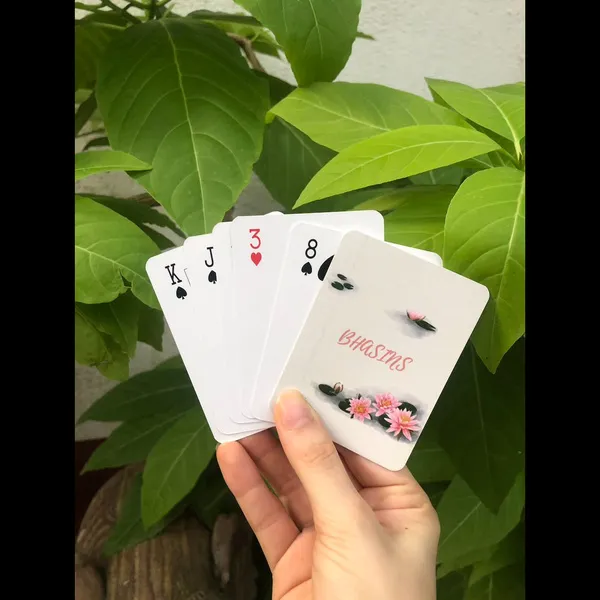 Playing Cards (Deck) with Image and Text Customization (Taash)