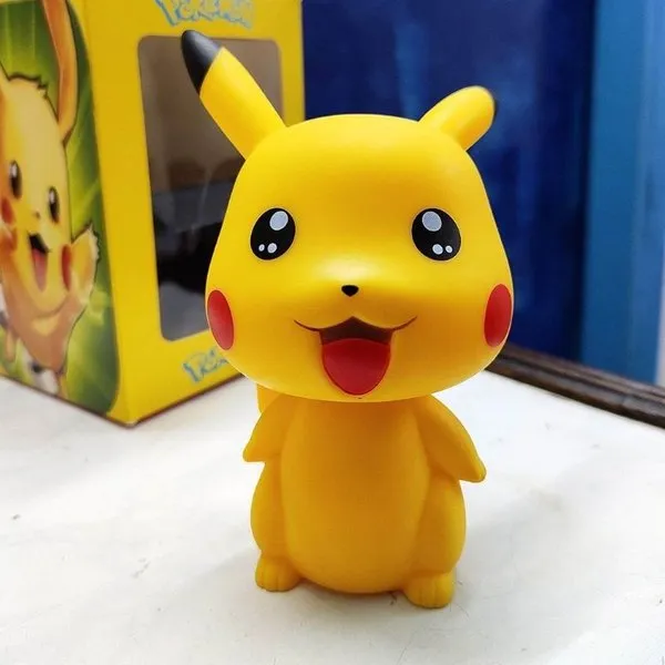 Pikachu Pokemon Phone Holder Car Decoration Bobblehead Action Figure