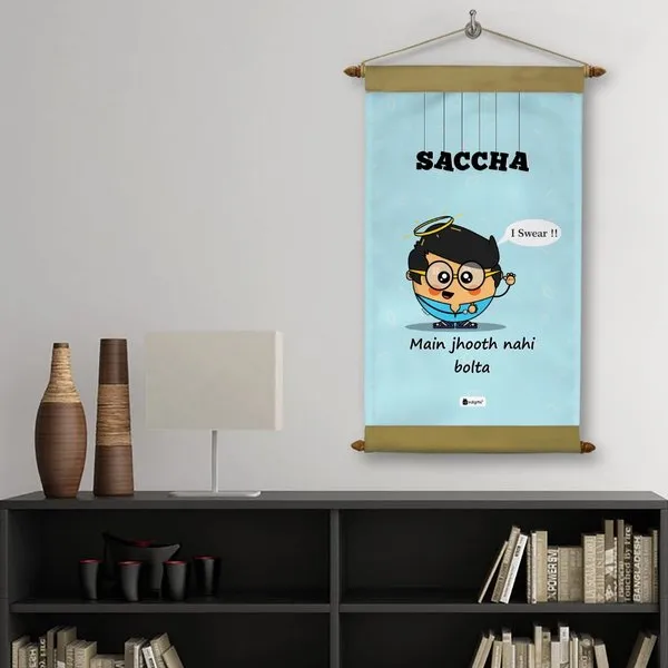 Saccha Printed Scroll