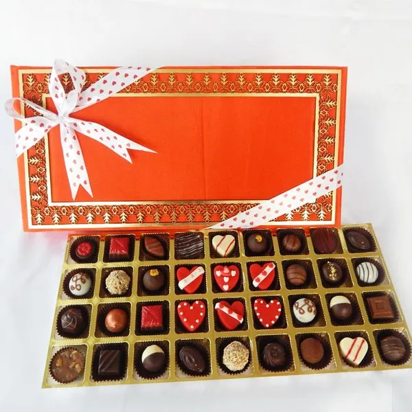 Assorted Chocolate Truffles Valentines Day Treat Box Of 36