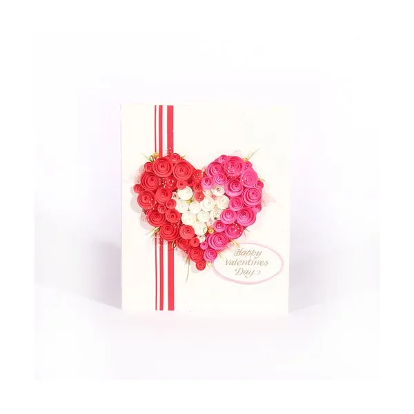 Handmade Valentines Day Greeting Card