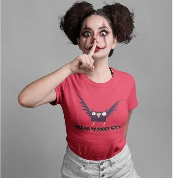 Darna Zaroori Halloween Red Women's T-shirt