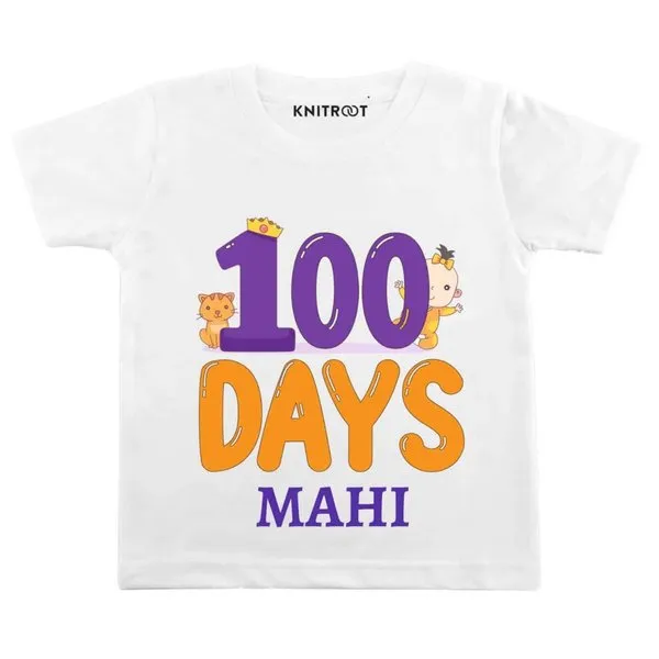100 Days Personalized T-Shirt