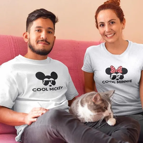 Cool Micky – Cool Minnie – Couple T-Shirts
