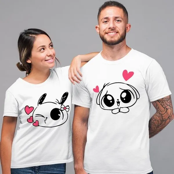 Honey Bunny Couple T-Shirts