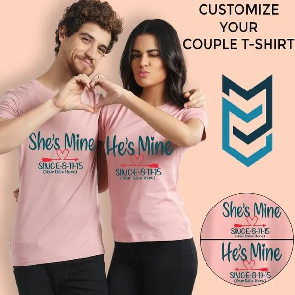 Mine Custom Couple T-Shirts