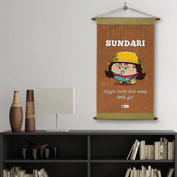 Sundari Printed Scroll