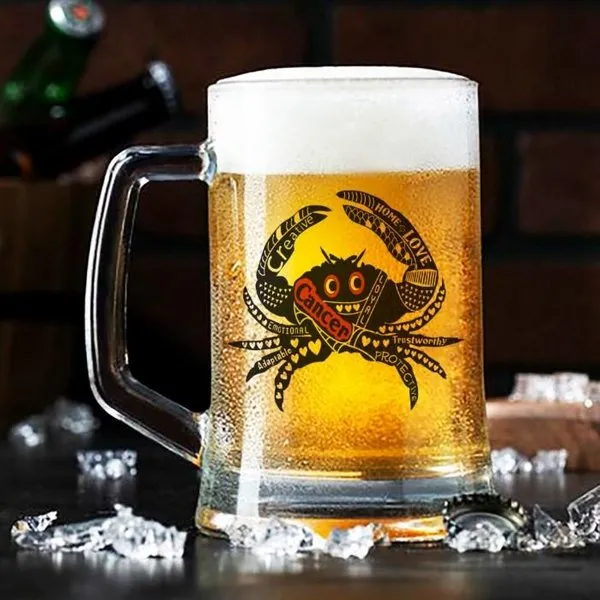 Cancer Zodiac Sign Beer Mug