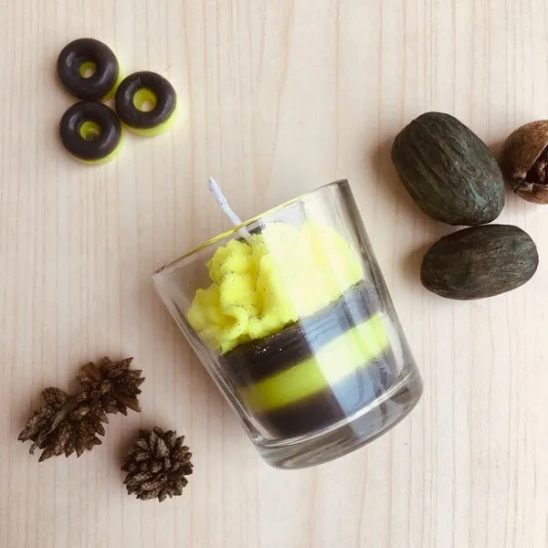 Honey Vanilla Shot Glass Scented Candle