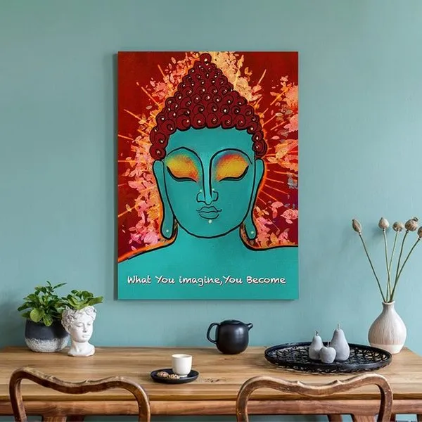 Inspirational Buddha Canvas Painting