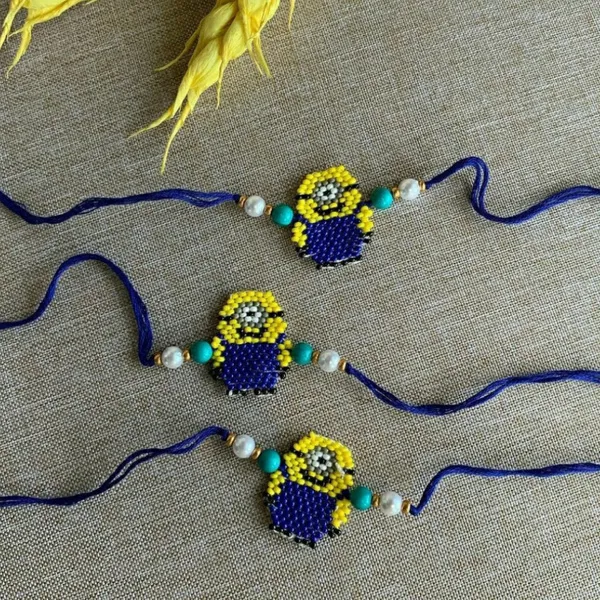 Minions Beads Rakhi