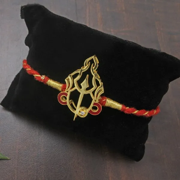 Devi Trident Rakhi Cum Pendant