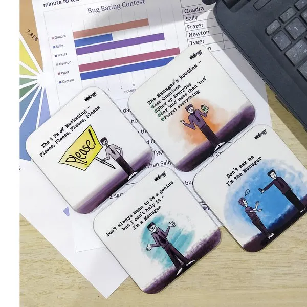 For Managers - Coasters Set of 4