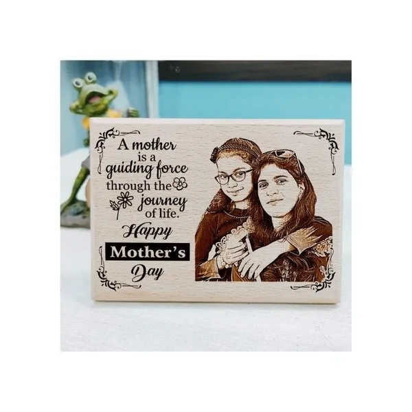 Mother's Day Personalized Gift Engraved Photo Plaque