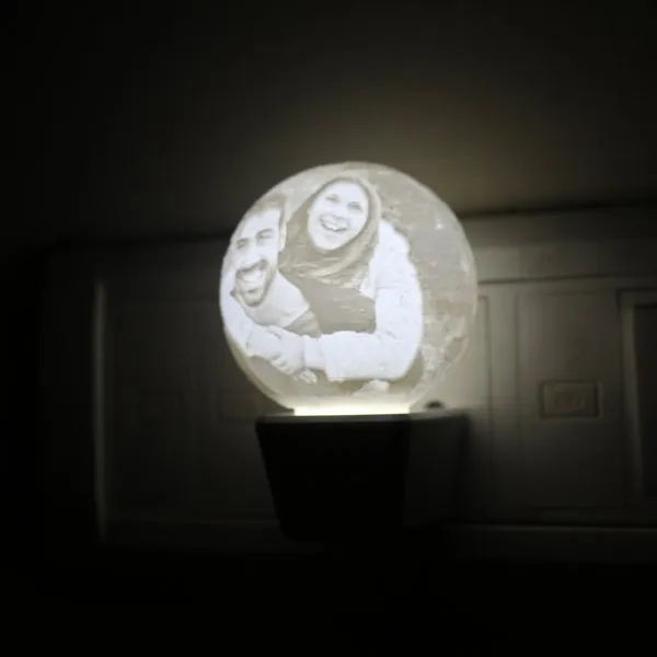 3D Photo Moon Night Lamp