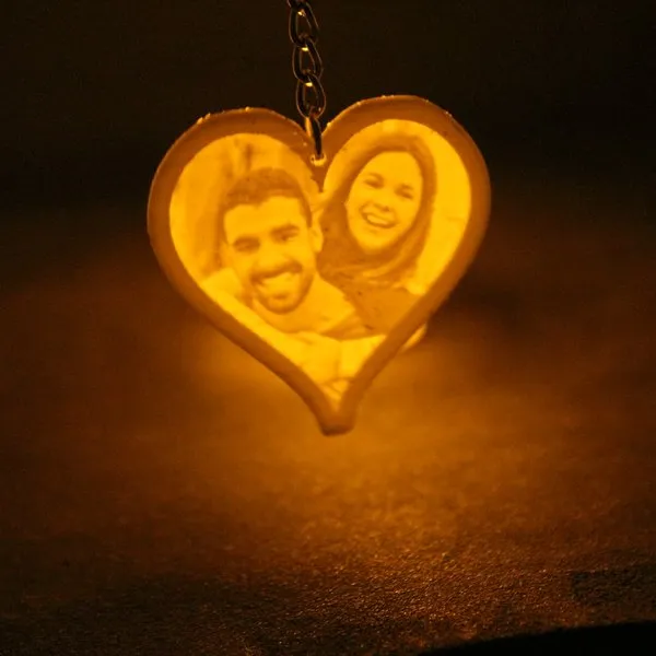 Personalized 3D Photo Keychain