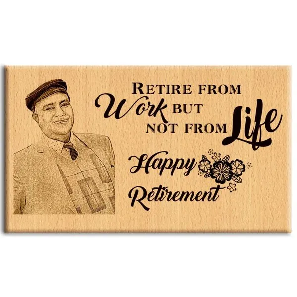 Personalized Plaque Gift for Retirement