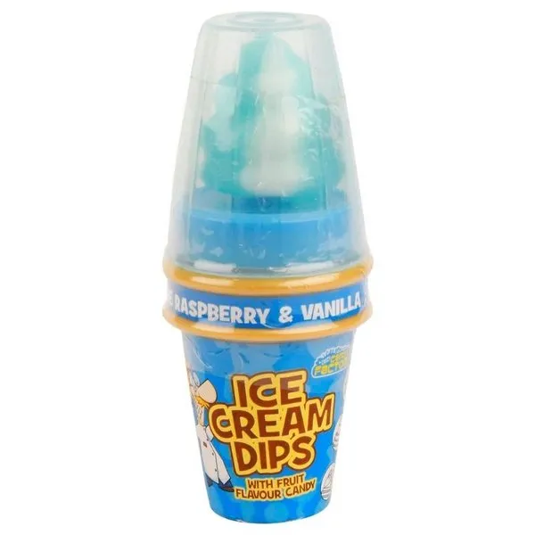 Ice-cream Dips - Blue Raspberry and vanilla