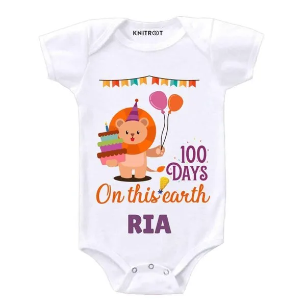 100 Days On This Earth Baby Wear Onesie