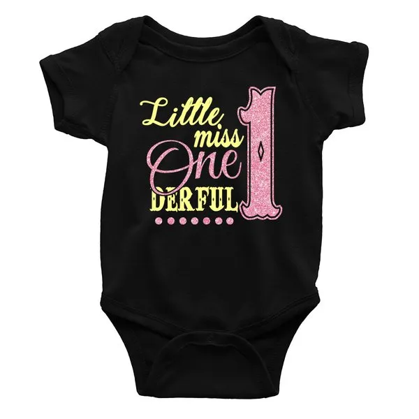 Little Miss One Derful Rompers