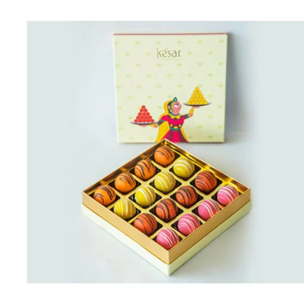 Assorted Almond Marzipan Balls 16 Piece