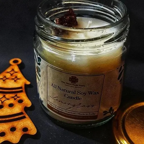 All Natural Soy Wax Candle Big Jar