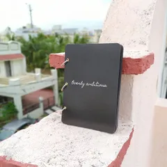 Customised Black Paper Journal Notebook