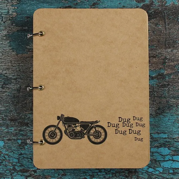Dug Dug Dug - A5 Size - Brown Journal Notebook
