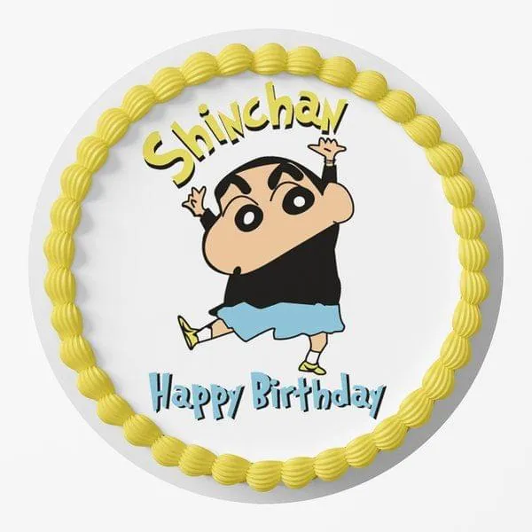 Lush And Luscious - Love him or hate him, but u seriously can't ignore  him..😛🤩❤ Cake For shinchan lovers..🥳🎂❤ Hope u and ur family liked it  @swarangidhage . Black Forest Cake 🎂 . .