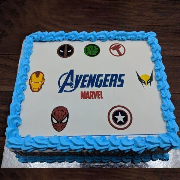 Cool Marvel Avengers Cake - Eve's Cakes