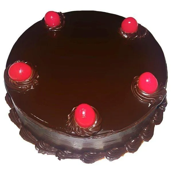 Chocolate Truffle Cherries Cake