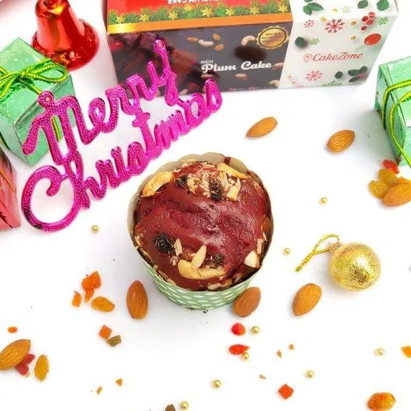 Eggless Red Velvet Plum Cupcakes