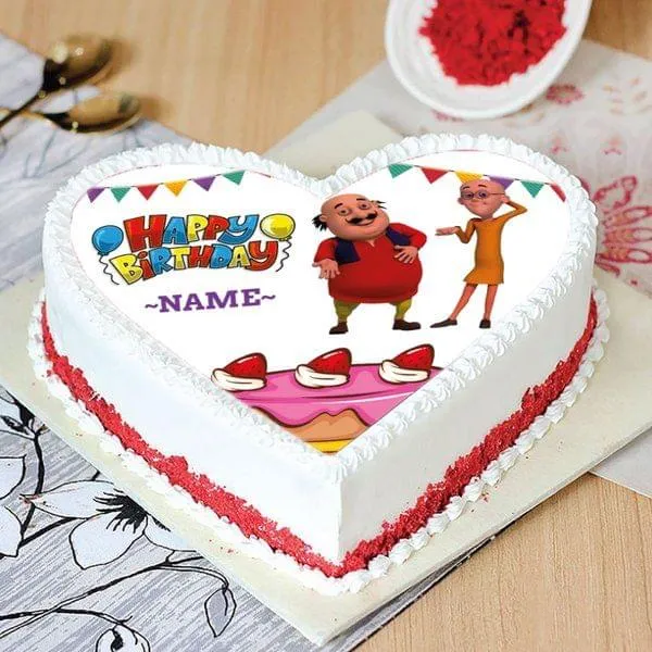 Motu Patlu Bheem Team Cake- Order Online Motu Patlu Bheem Team Cake @  Flavoursguru