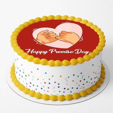 Online Promise Day Special Red Velvet Cake Gift Delivery in UAE - FNP