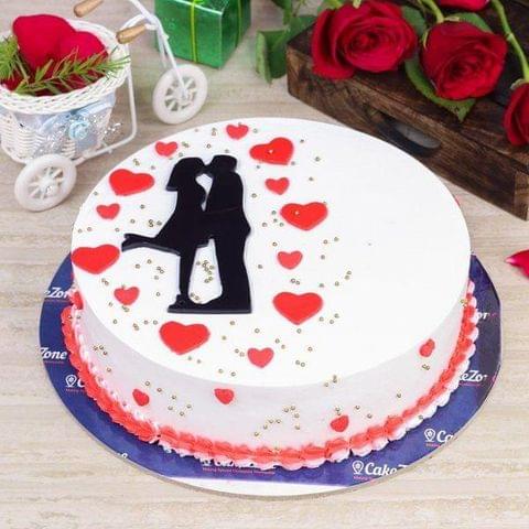 Romantic Couple Birthday Cake | Can For Love | #shorts #sellerfactg -  YouTube