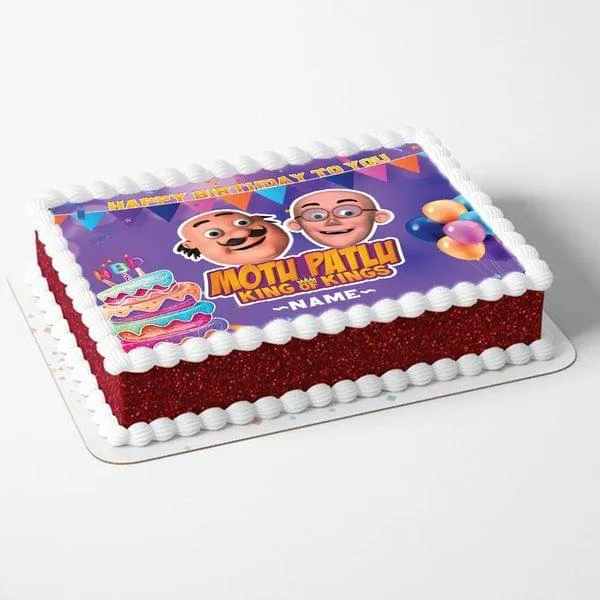 Order Motu Patlu Cake Online SameDay & Midnight - Kekmart