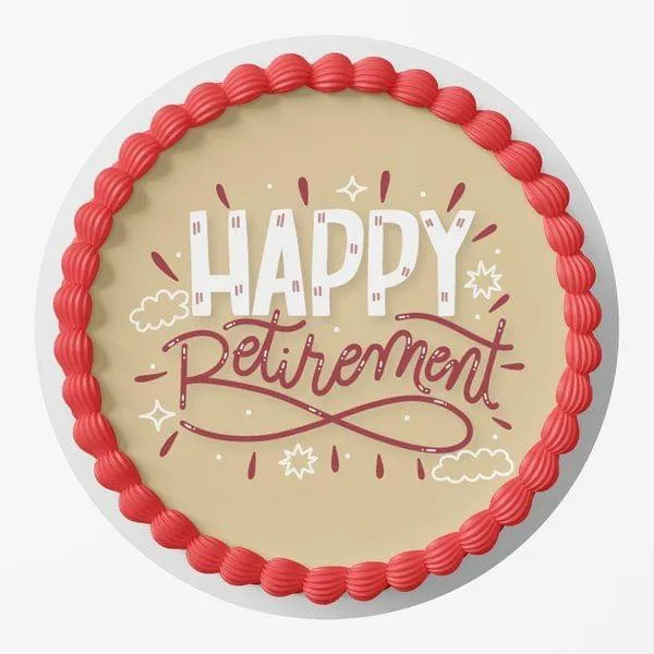 Happy Retirement / Birthday Combo - CakeCentral.com