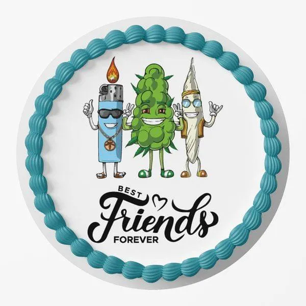 Happy Birthday Cake Topper-Best Friend Forever, Black Cake Topper for  Friends Birthday Party, Birthday Gift to Best Friends Boys and Girls :  Amazon.in: Grocery & Gourmet Foods