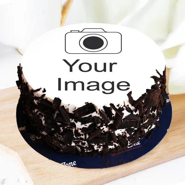 Black Forest Personalised Photo Printed Cake | Create Your Own Cake