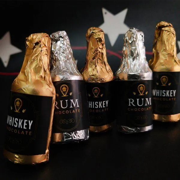 Rum & Whiskey flavoured chocolates gift box