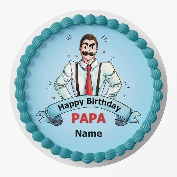 Birthday Cake Papa Written On Stock Photo 1156915663 | Shutterstock